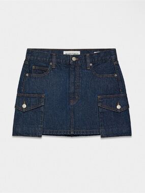 Denim Forum by Aritzia - The '90s Cargo Mini Denim Skirt